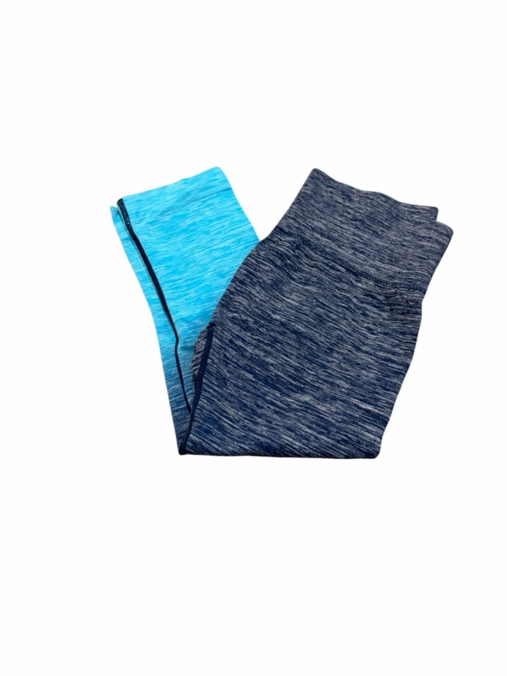 ELECTRIC YOGA cropped ombre blue leggings